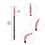 Thumbnail: 50Pcs Eyelash Brushes Makeup Brushes Disposable Mascara Wands Applicator
