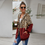 Miniatyrbild: Leopard Hoodies Casual Zipper Long Sleeve Hoodie Fashion Top Warm Coat