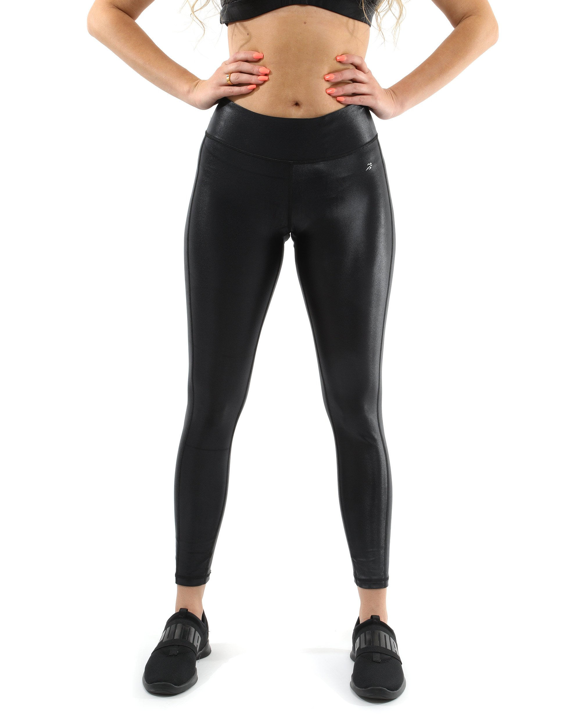 Cortina Activewear Leggings - Black [MADE IN ITALY]