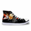 Thumbnail: Boy Vulcanize Shoes Men's High Top Shoes Cool Punk Skull Printing Canvas Shoe