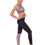 Miniatura: Jordena Leggings & Sports Bra Set - Black & Leopard Print