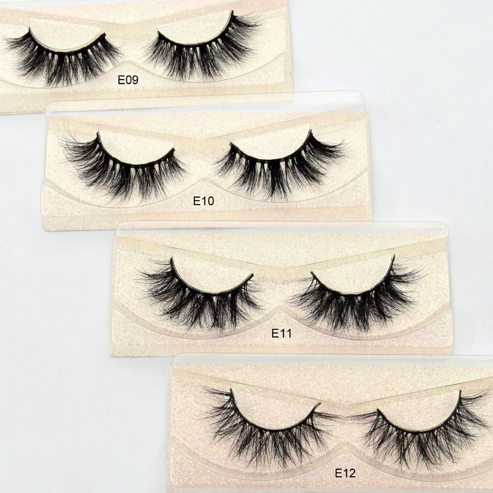 Mink Eyelashes Hand Made Crisscross False Eyelashes 3D Mink Lashes