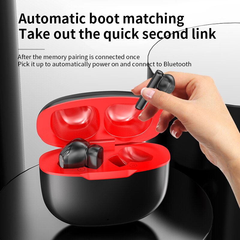 Thumbnail: Waterproof Noise Cancelling Music Headset for Huawei Iphone Xiaomi Bluetooth