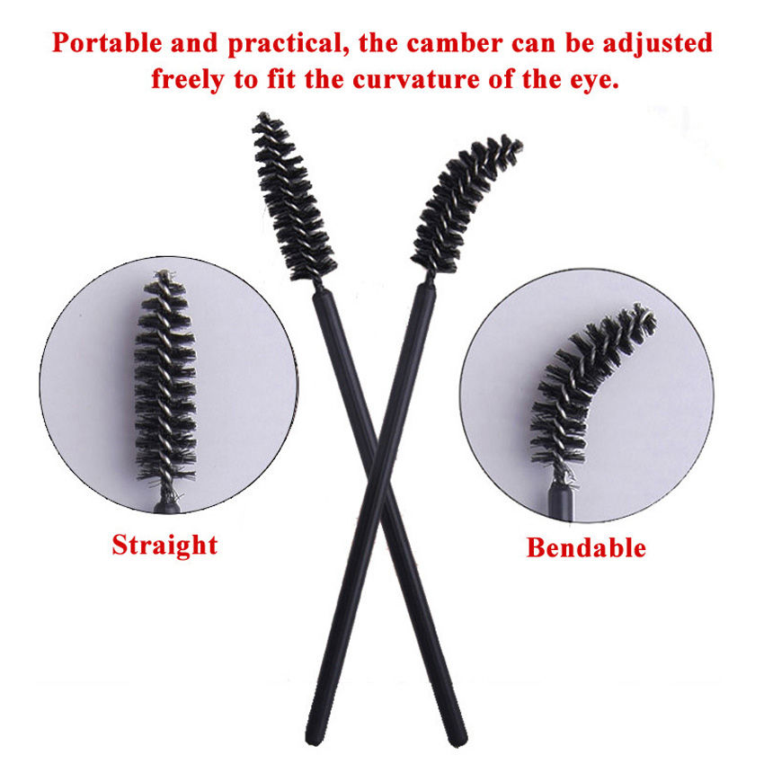 Thumbnail: GLAMLASH Premium 50Pcs Disposable Eyelash Extension Cleaning Brush Micro