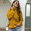 Sīktēls: Turtleneck Sweater Loose Oversized Elegant Warm Knitted Pullovers Fashion