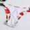 Thumbnail: Sport Knot Watermelon Print Halter Top With Tie Side Bottoms Bikini Women Padded