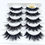 Thumbnail: 5 Pairs Mink Eyelashes 3D False Lashes Thick Crisscross Makeup Eyelash Extension