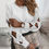 Miniaturebillede: Sequin Sweaters 2020 Autumn Winter Off Shoulder