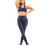 Thumbnail: Venice Activewear Set - Leggings & Sports Bra - Navy [MADE IN ITALY]
