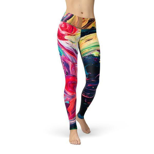 Thumbnail: Beverly Paint Stroke Legging