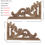 Thumbnail: Unique Natural Floral Wood Carved Wooden Figurines Crafts Corner Appliques Frame