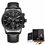 Thumbnail: LIGE Men Watches Top Luxury Brand Sport Quartz Watch Men Chronograph Waterproof