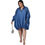 Thumbnail: Plus Size Dress Summer Women  Dresses Casual Long Sleeve Turn Down Collar Loose