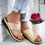 Thumbnail: Women PU Leather Shoes Comfy Platform Flat Sole Ladies Casual Soft Big Toe