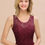 Thumbnail: Burgundy High Low Lace Chiffon Long Evening Dress