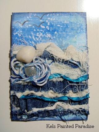 4th Artist trading card of 2016 - Making Waves.