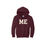 Thumbnail: Youth ME (Maine) Maroon hoodie made by Maine Hoodies
