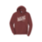 Unisex maroon colored hoodie with Maine ME image sold by Mainehoodies.com