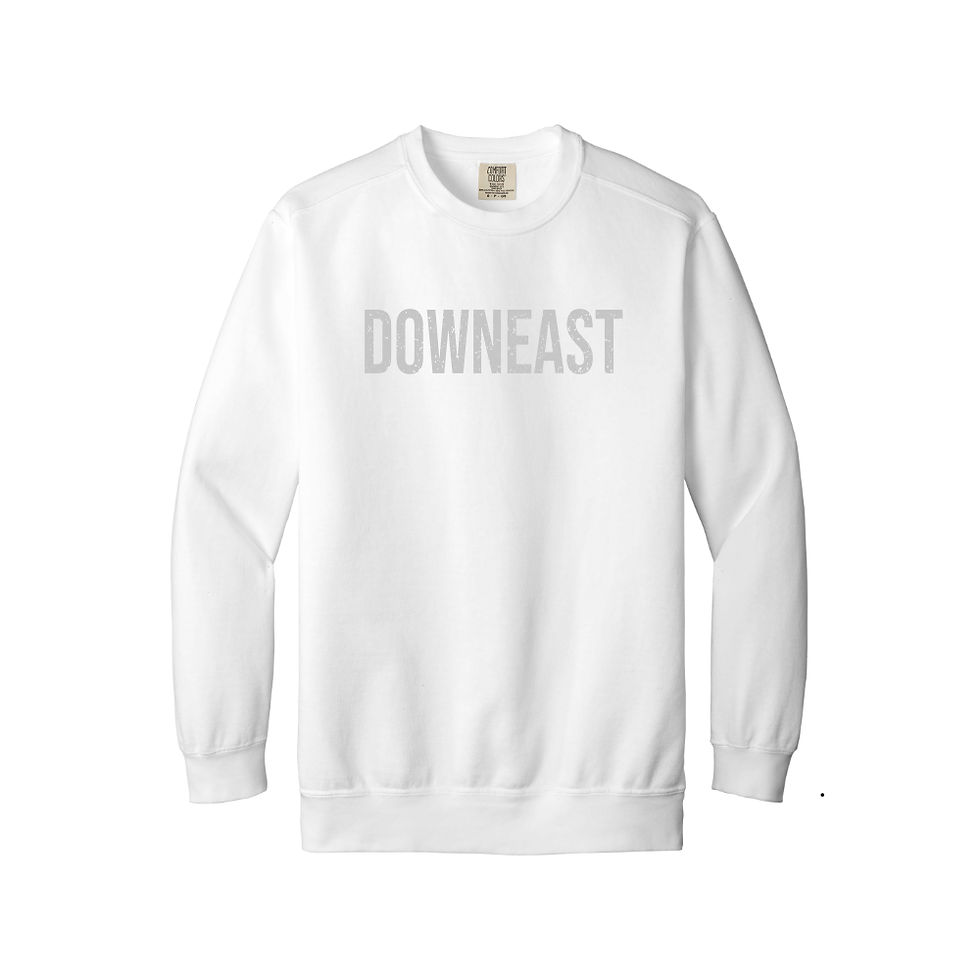 Thumbnail: Downeast Ring Spun Crewneck Sweatshirts from the Downeast Collection for Maine Hoodies