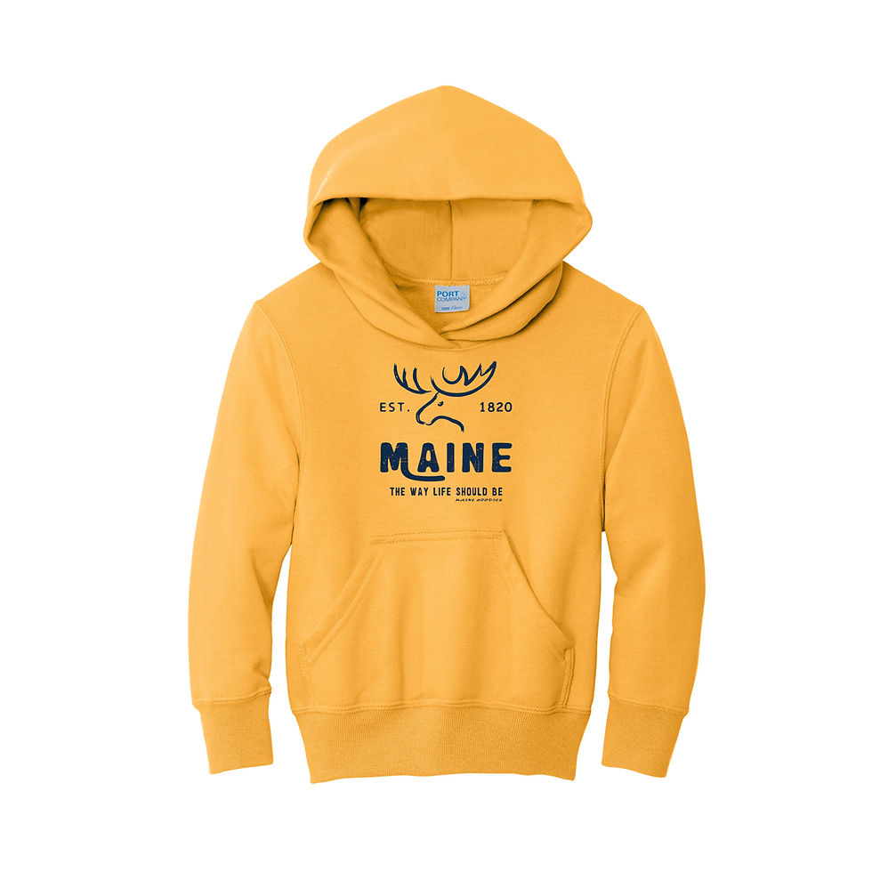 Youth Maine Moose Hoodie