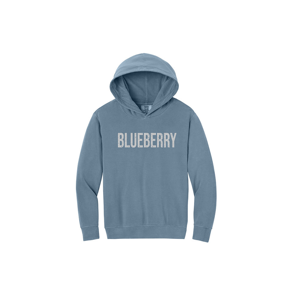Youth Blueberry Hoodie from the Downeast Collection made by Maine Hoodies