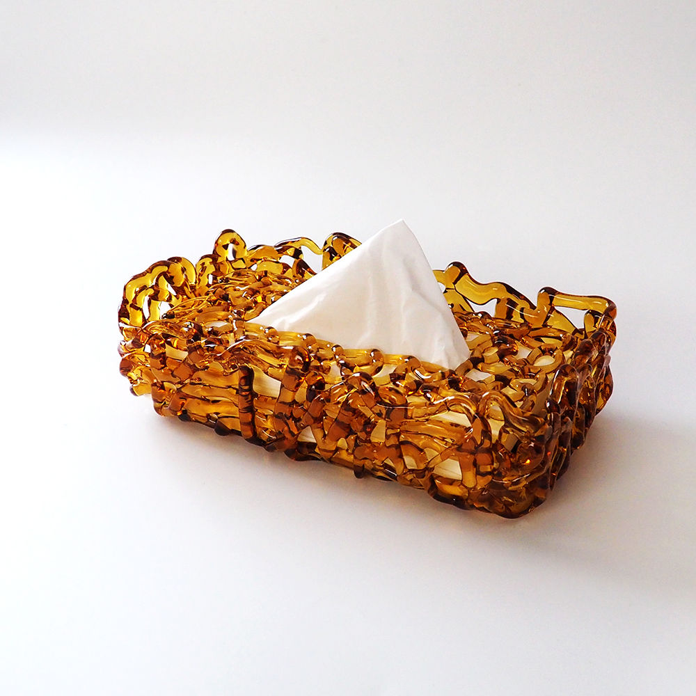 靄-MOYA- ティッシュケース(くちなし)