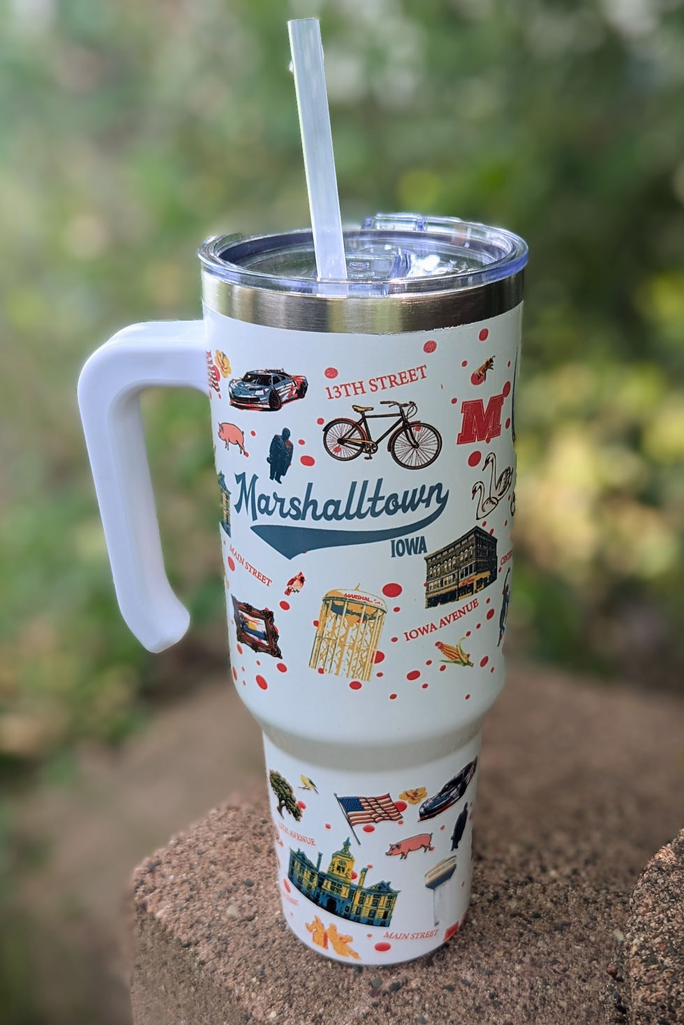 Thumbnail: Retro Landmarks of Marshalltown Tumbler