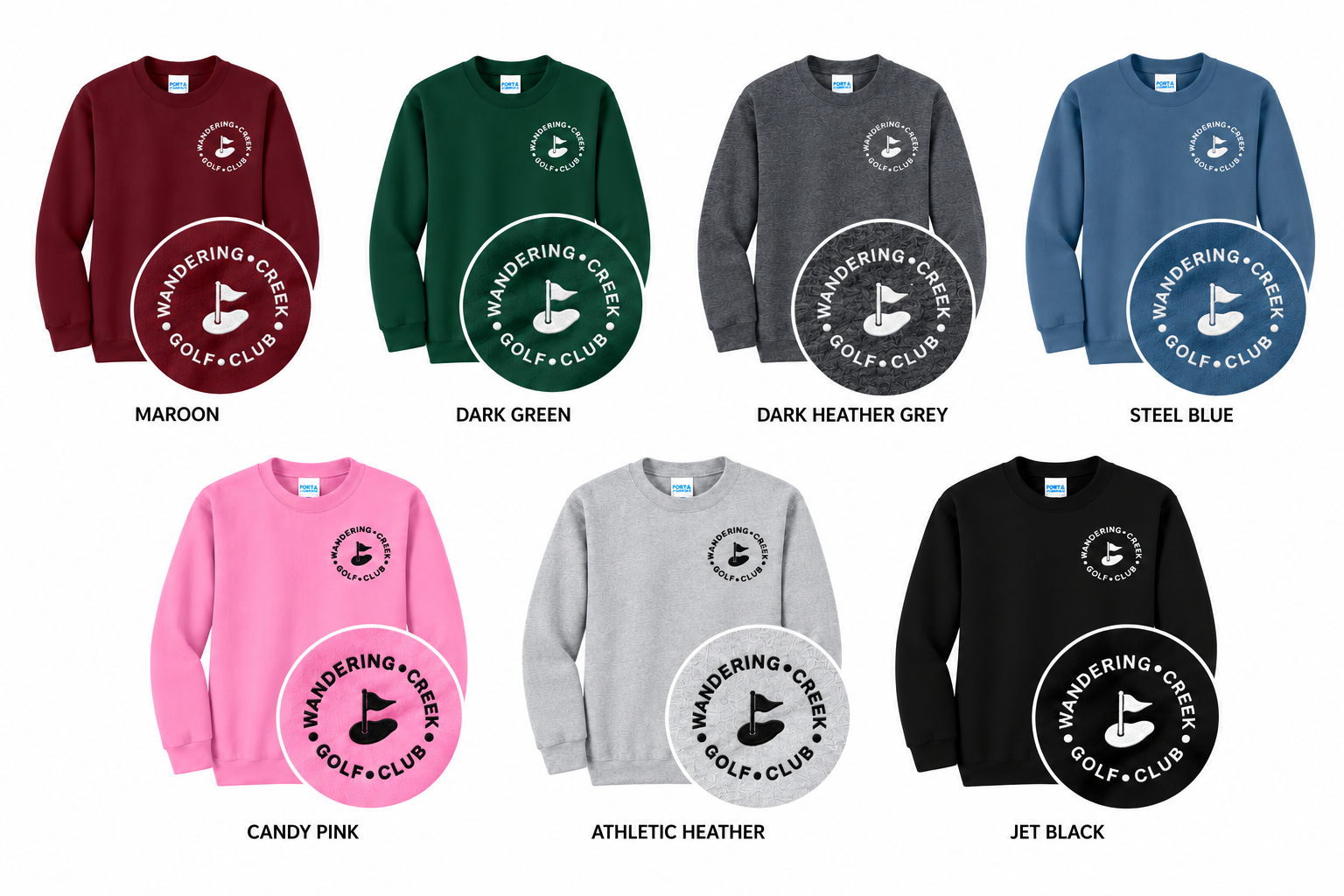 Wandering Creek Golf Club Crewneck Sweatshirt