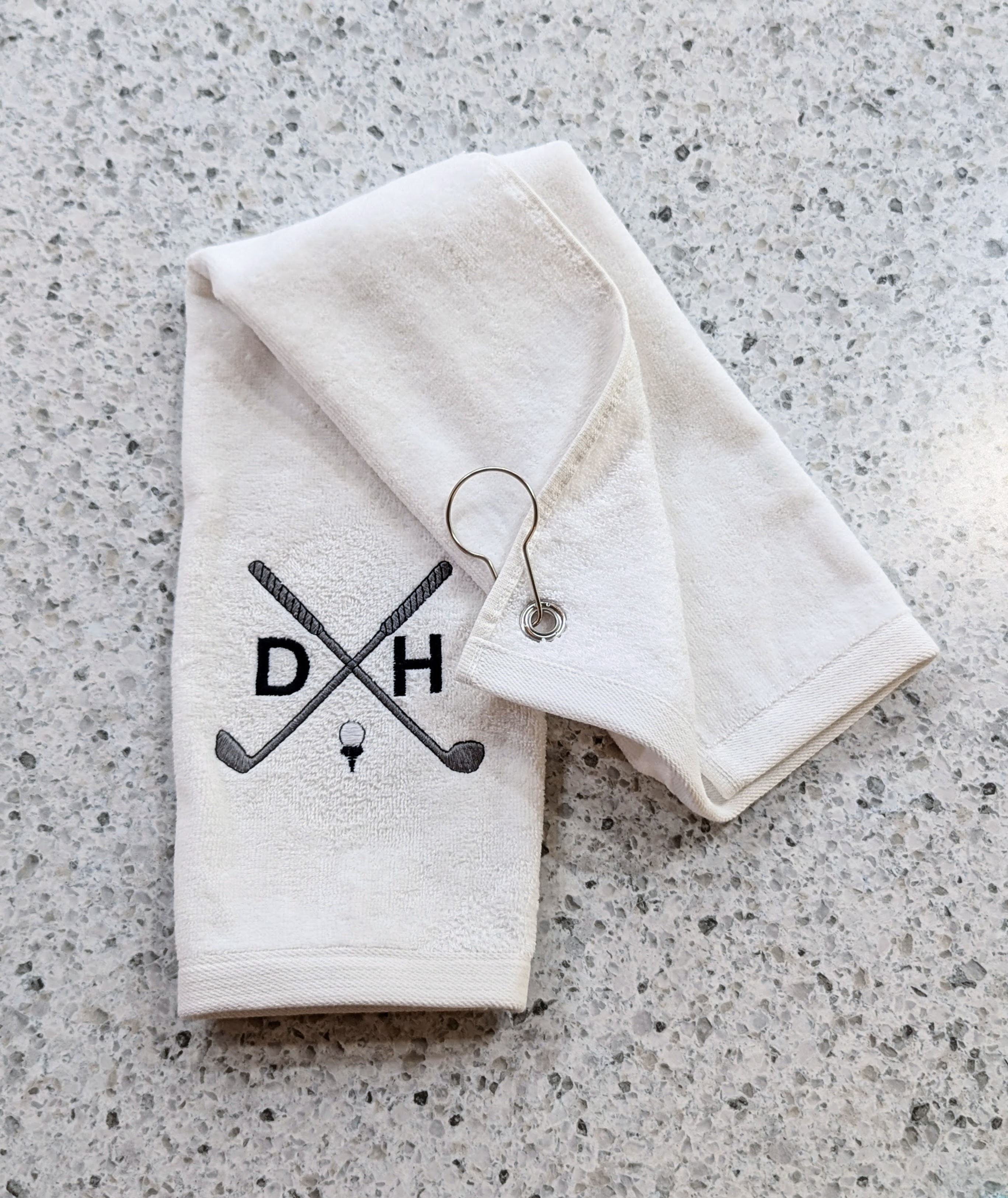 Monogrammed Golf Towel