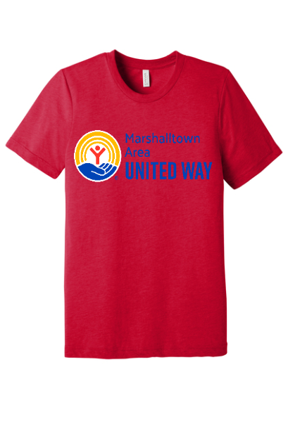 Thumbnail: Marshalltown Area United Way Triblend Bella Canvas T-Shirt
