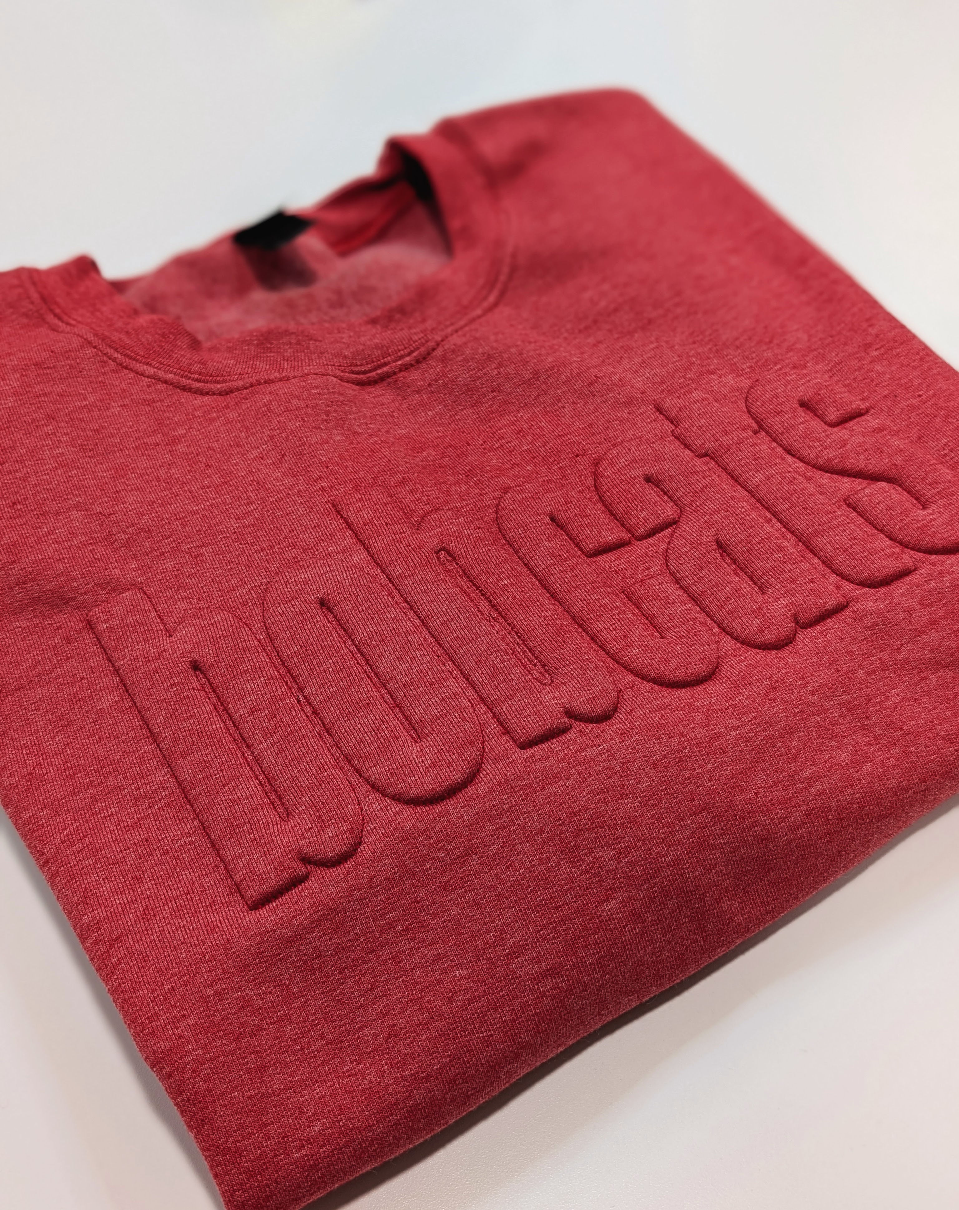 Embossed-Look School Sweatshirt