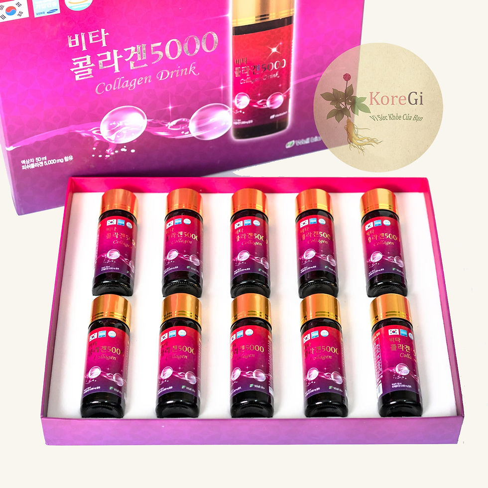 Hình thu nhỏ: Nước Uống Collagen Drink 5000 Wellbiotech Hàn Quốc, Hộp 10 Lọ * 50ml