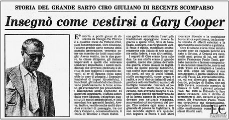 Insegnò come vestirsi a Gary Cooper