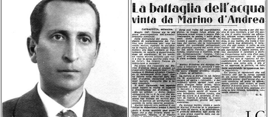 La battaglia dell'acqua vinta da Marino d'Andrea