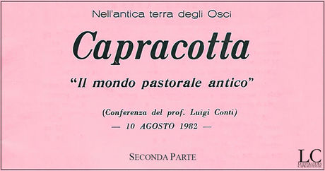 Capracotta: il mondo pastorale antico (II)