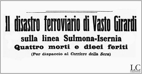 Il disastro ferroviario di Vasto Girardi