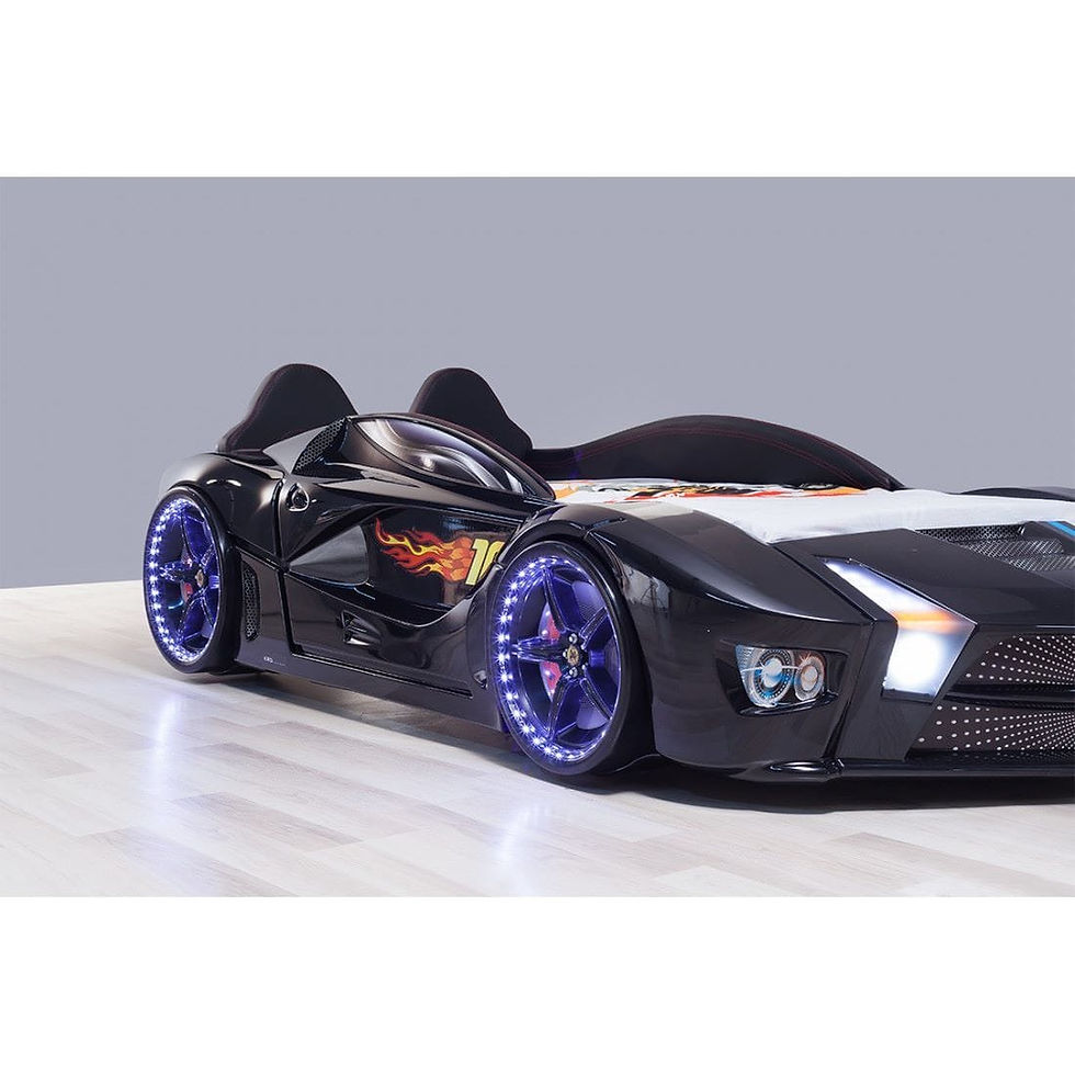 Thumbnail: LUXURY CAR BED FRONT SIDE VIEW BLACK BABLEEQZ