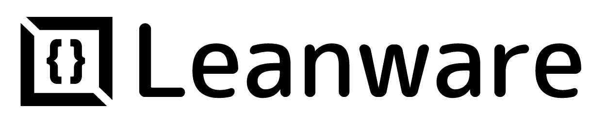 leanware black logo