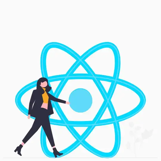 react logo banner