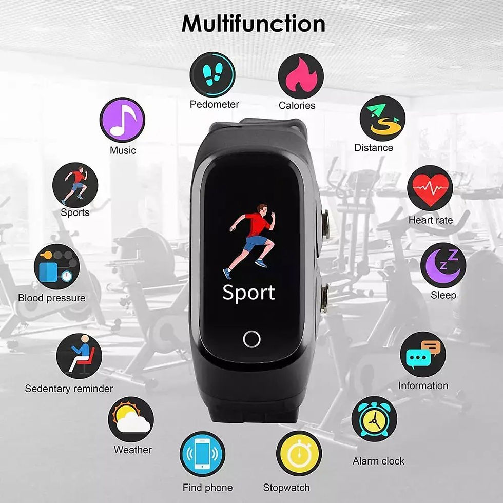 Miniatura: 2-In-1 Smart Watch & Earbuds Fitness True Wireless Combo