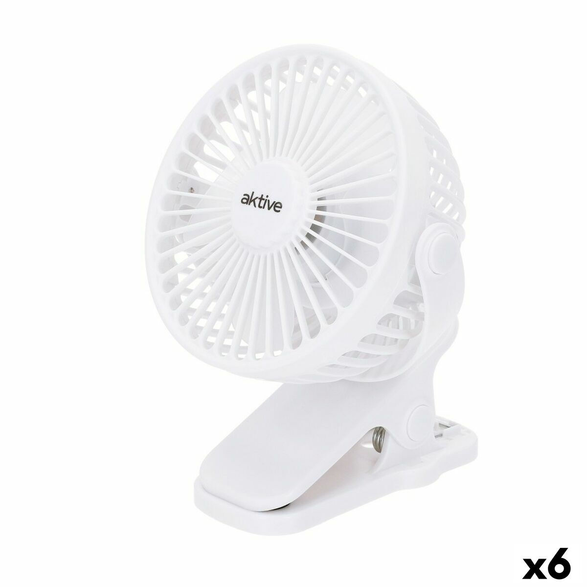 Ventilateur de Bureau Rechargeable Aktive (6 Unités)
