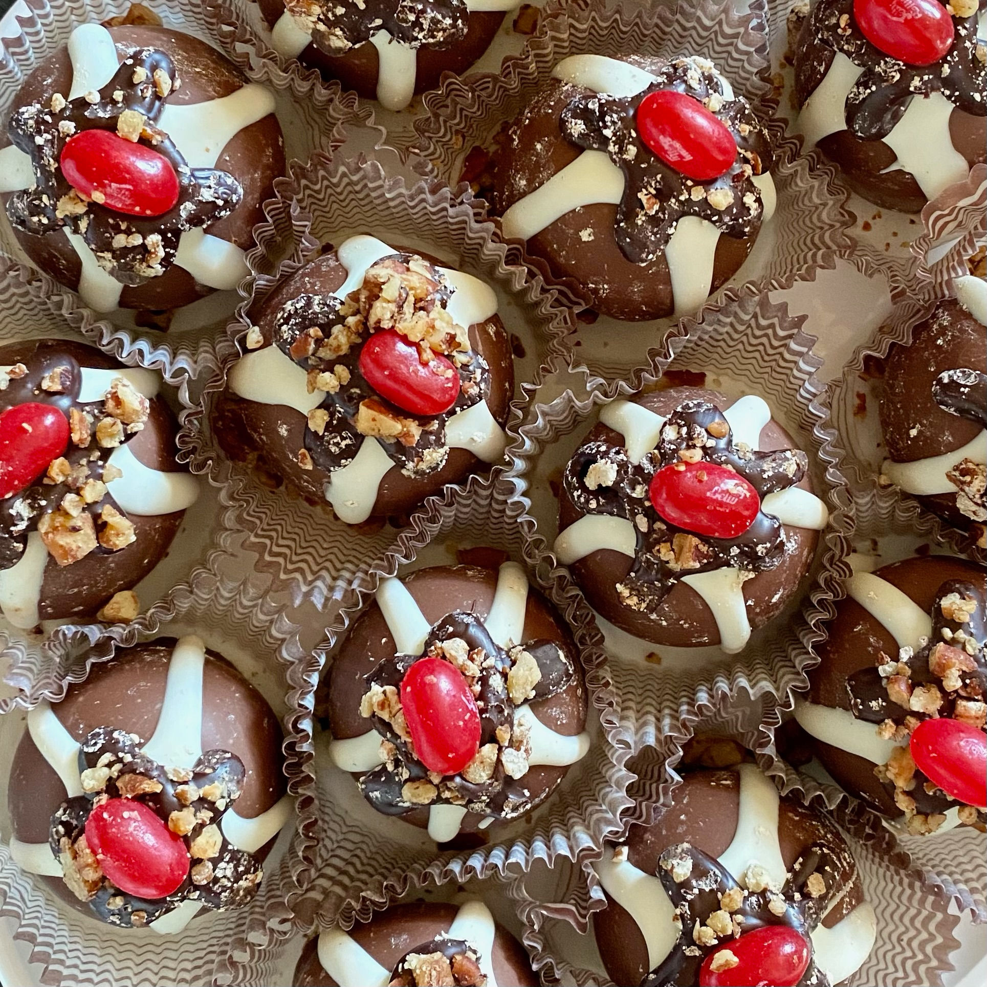 Peanut butter chocolate truffle