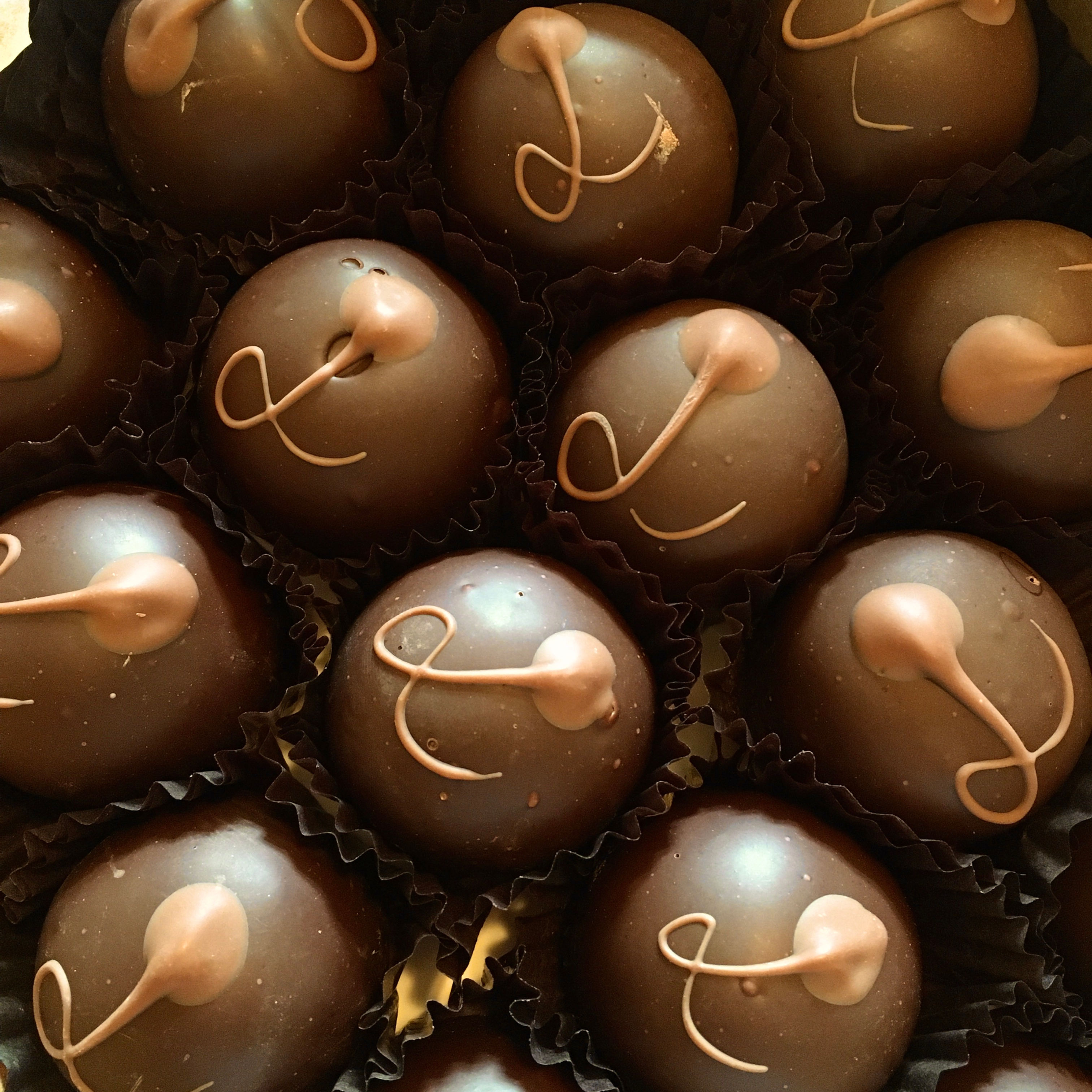 Dark Fudge Love Truffles