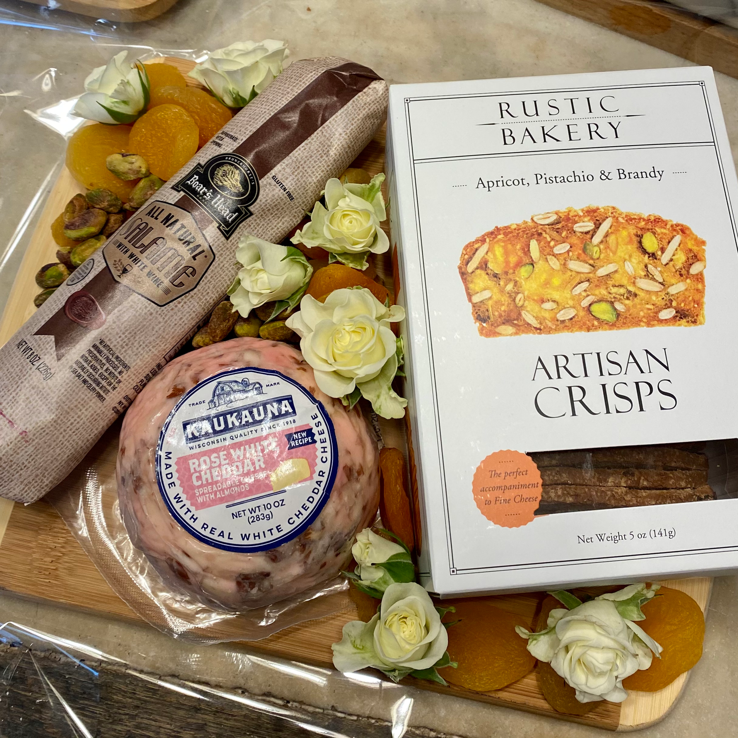 Apricot + Rose Charcuterie Board