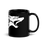 Thumbnail: White Logo Black Glossy Mug