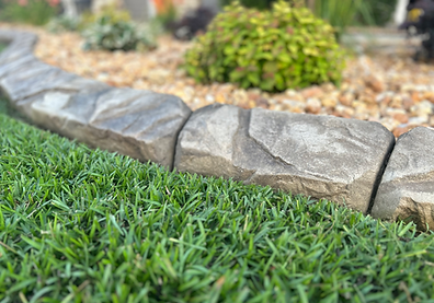 Crisp landscape edge, clean, defined finish