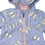 Thumbnail: Butterfly Colour Change Terry Towelling Lined Rainsuit - Blue Heron