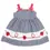Thumbnail: Strawberry Seersucker Dress - Navy