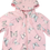 Thumbnail: Butterfly Colour Change Terry Towelling Lined Rainsuit - Fairytale Pink