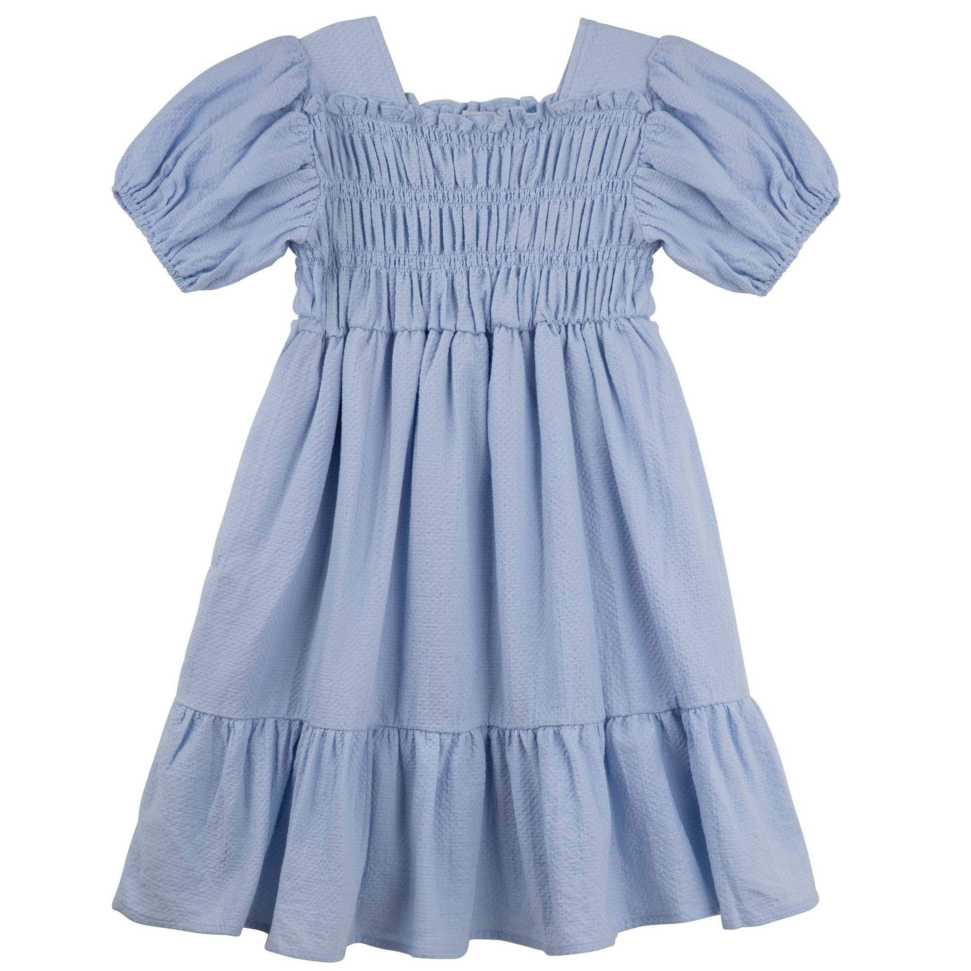 Sophie Tiered Ruffle Dress -  Periwinkle